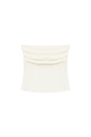 Top scollo quadrato foulard Limited Edition