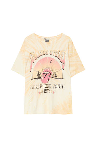 Rolling stones t clearance shirt pull and bear