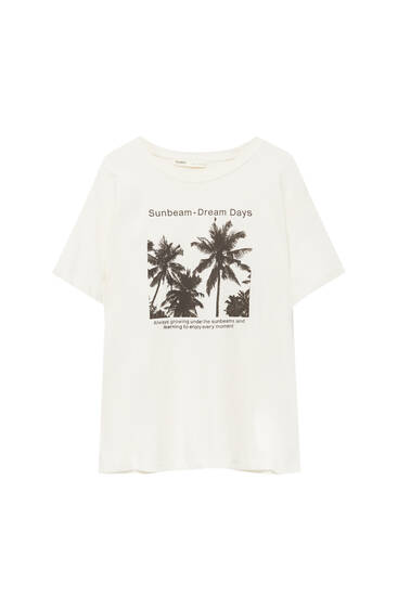 Palm tree photo T-shirt