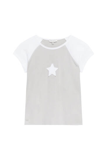 Star print T-shirt