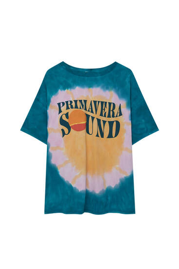 Playera Primavera Sound tie dye