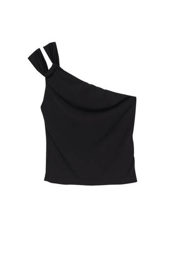 Asymmetric top with double straps