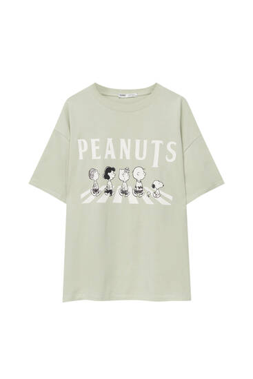 T-shirt manga curta Peanuts