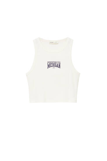 Tank top with city print