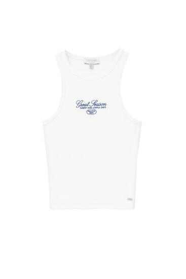 Great Season embroidery vest top