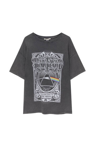 Short sleeve Pink Floyd T shirt PULL BEAR