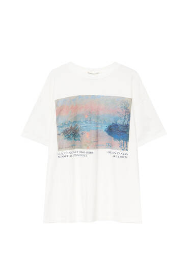 T-Shirt mit Monet-Werk