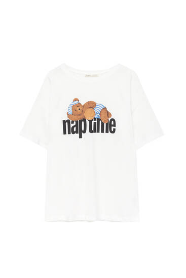Nap Time T-shirt met beer