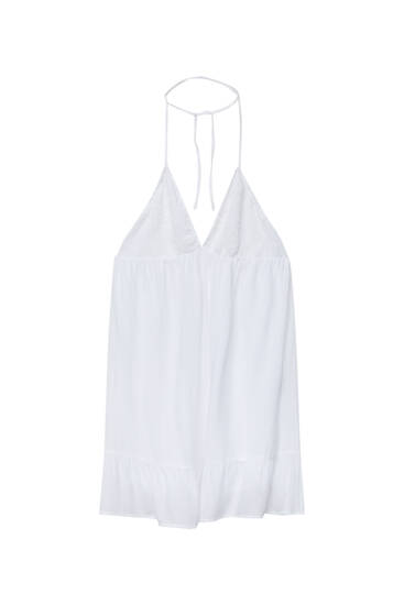 Korte en witte jurk