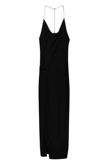 Μαύρο μακρύ φόρεμα Limited Edition