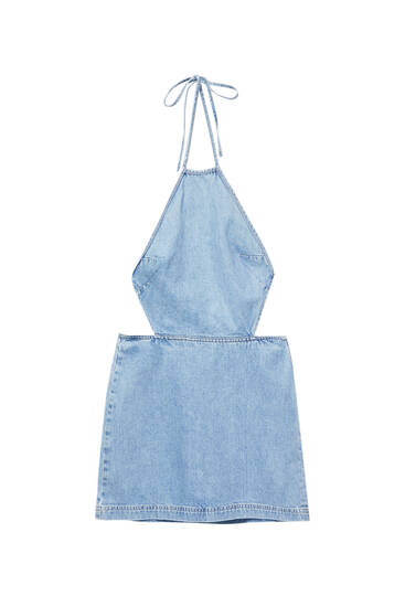 Pull and 2024 bear denim dress