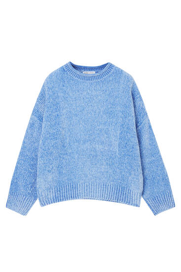 Chenille knit jumper