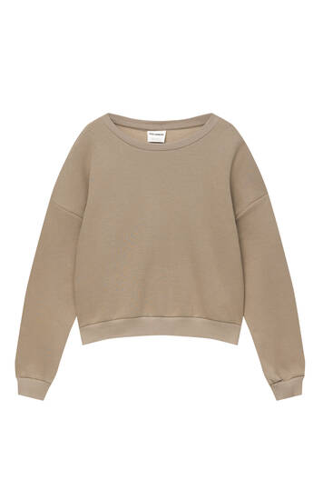 Basics Sweatshirts Hoodies Clothing Woman PULL BEAR