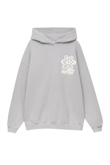 Flower hoodie - pull&bear