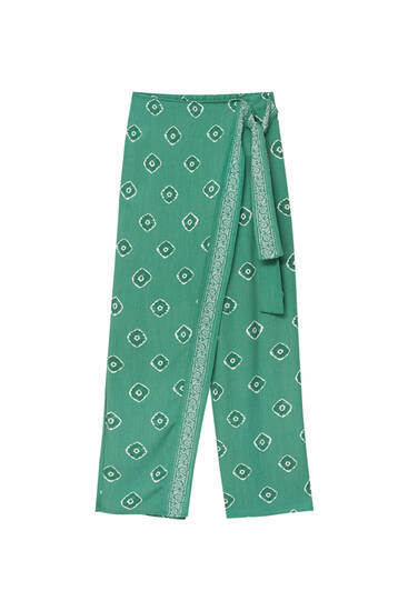 Bow sarong trousers