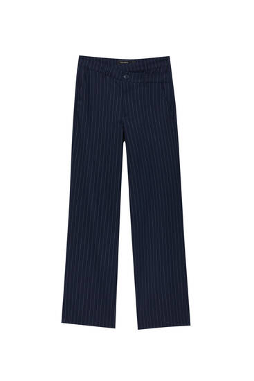 Pinstripe trousers