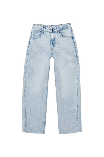Mid-rise balloon fit jeans