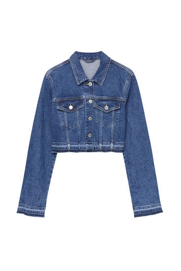 Pull and bear denim best sale jacket price