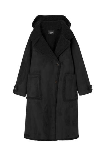 Double-faced long coat