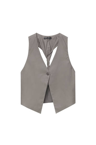 Waistcoat with back detail