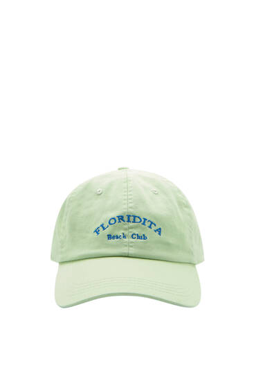 Καπέλο τζόκεϊ με κέντημα Floridita
