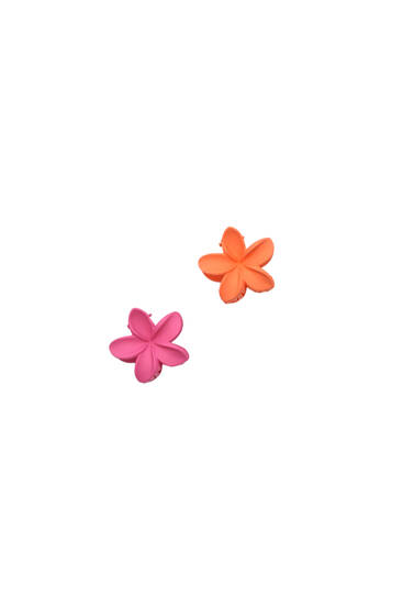 Pack of Hibiscus hair clips
