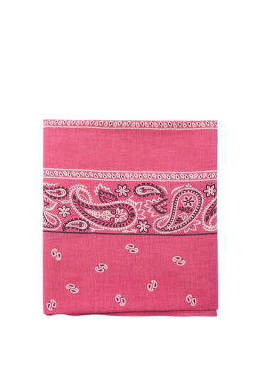 Printed bandana-style sarong