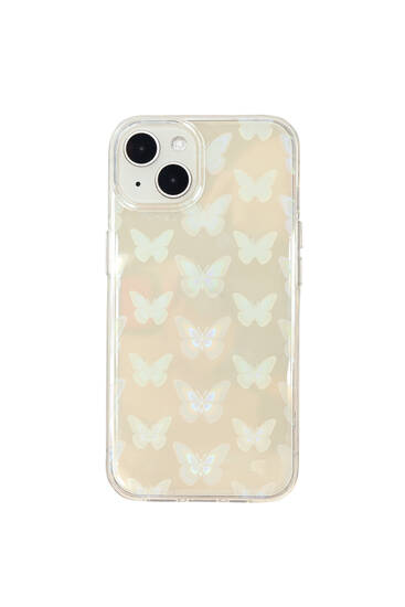 Holographic butterfly iPhone case