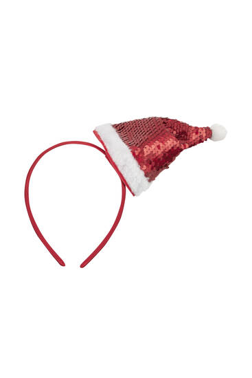 Father Christmas hat headband