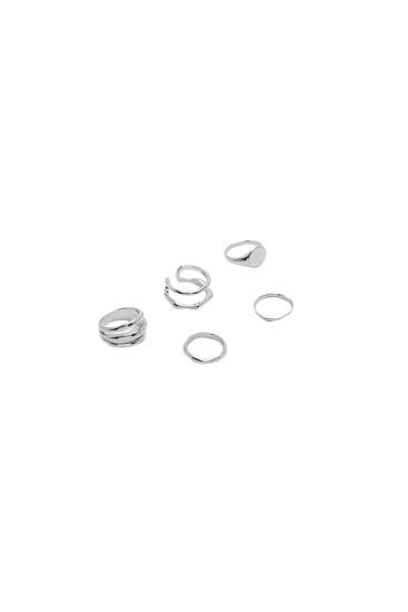 Pack of 5 rings