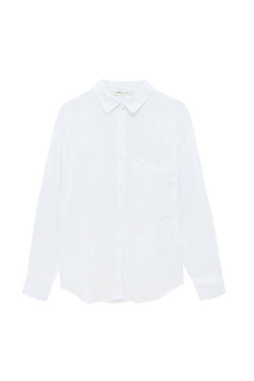 Pull and bear camisa blanca new arrivals