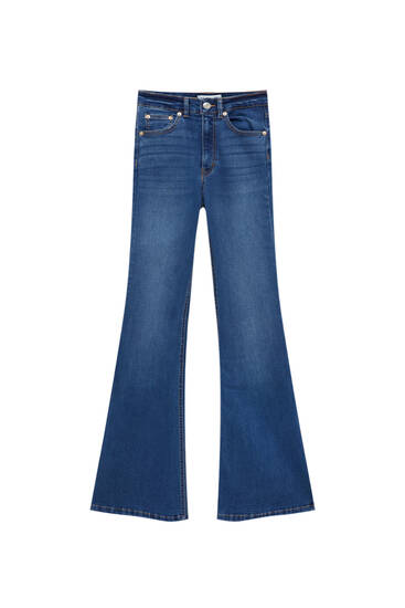 Pull and hot sale bear flared jeans