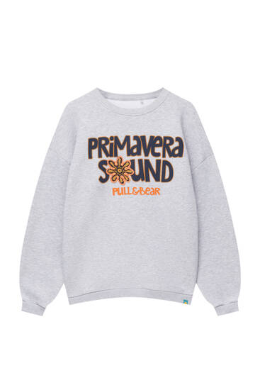 Primavera Sound sweatshirt with crochet detail
