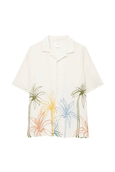Palm leaf shirt