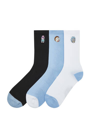 Vysoké ponožky Rick a Morty