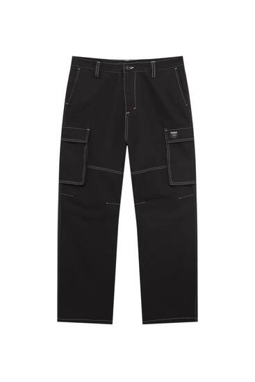 Pantalones pull outlet and bear hombre