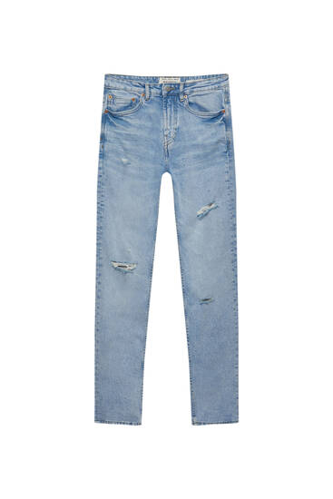 Jeans slim fit básicos