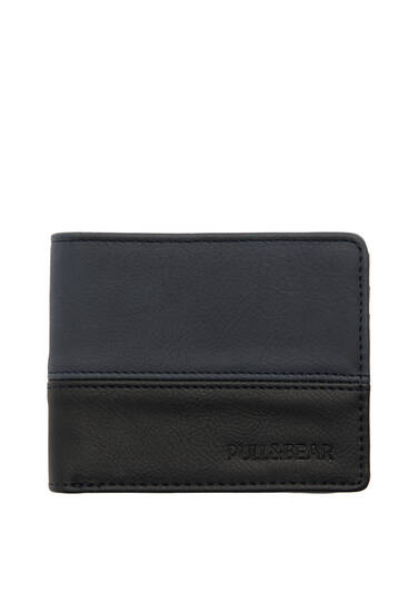Black and blue wallet