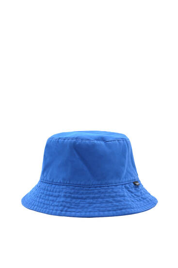 Blue bucket hat