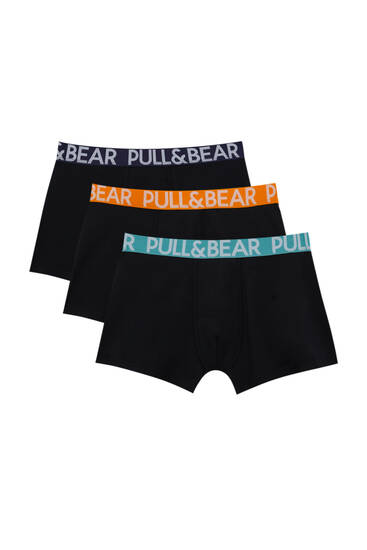 Pack of boxers with contrast waistband