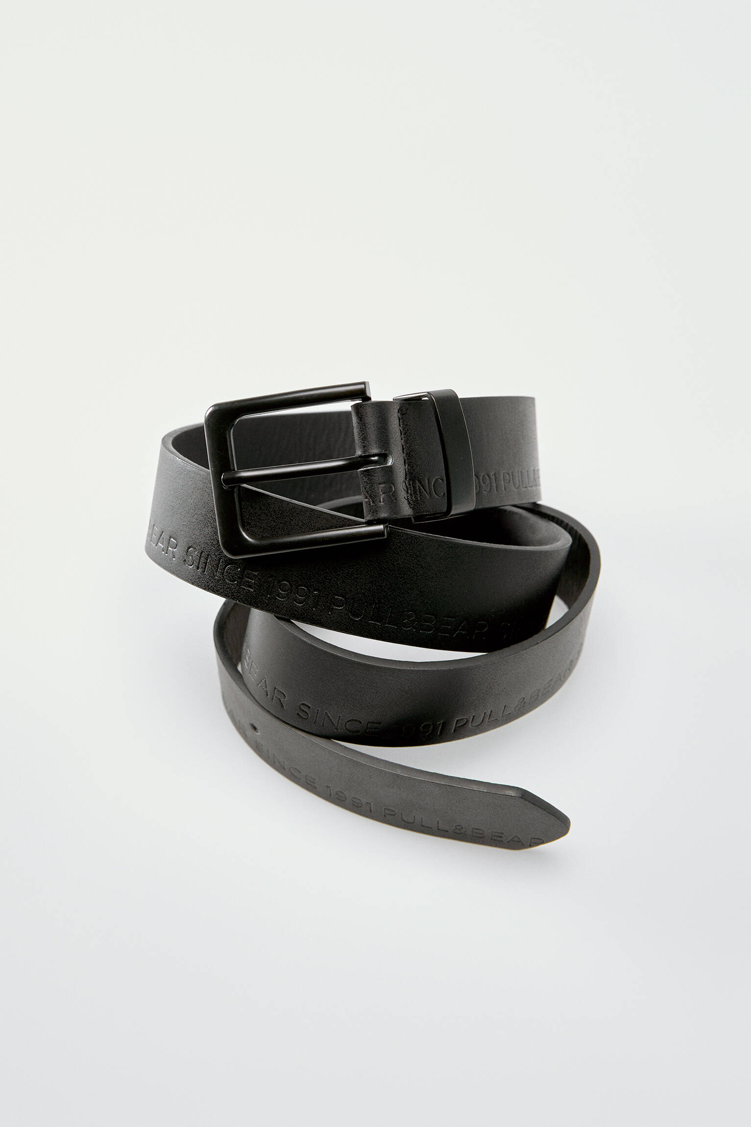 Pull&Bear Women's Faux Leather Belt with Buckle