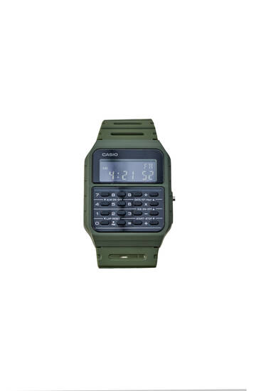 Reloj vintage Casio CA-53WF-3BEF verde