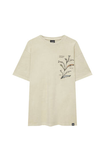Short sleeve floral T-shirt