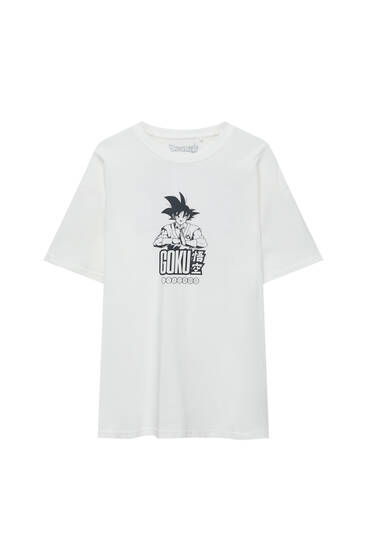 White Dragon Ball Goku T-shirt
