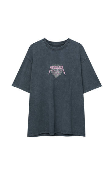 Grey short sleeve Metallica T-shirt