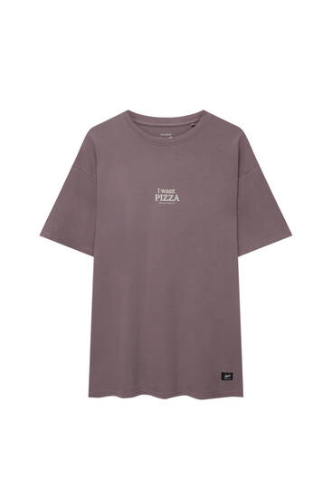 Short sleeve garment dye T-shirt