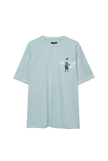 Sasuke t shirt bershka hot sale