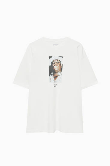 Weißes T-Shirt The Notorious B.I.G.