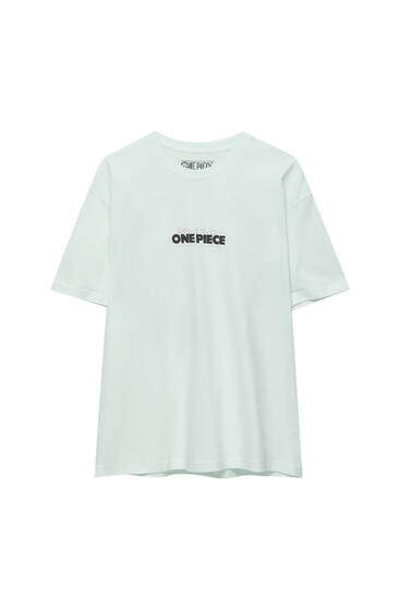 Camiseta Anime Camiseta Con Estampado De Luffy De One Piece Gris