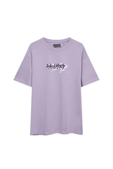 Μοβ μπλούζα Sasuke Uchiha